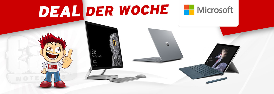 Easy Deal der Woche #50 - Microsoft Surface Pro 11 - mit Gutschein-Code: "ezddw2550" jetzt nur 1.079,-€